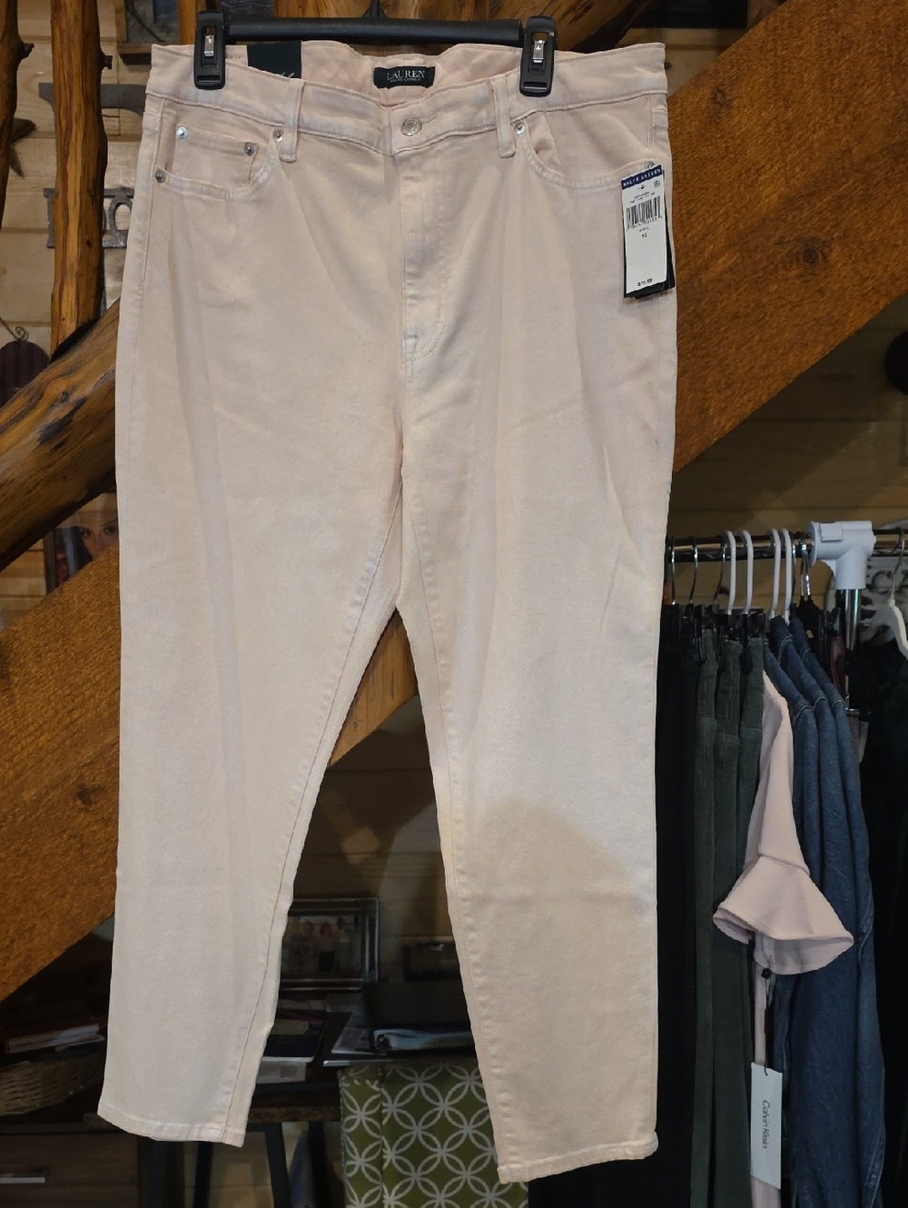 Ralph Lauren Light Pink Cotton Jeans